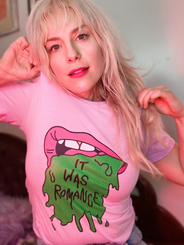 It Was Romance "Mouth" Tee - Image 2