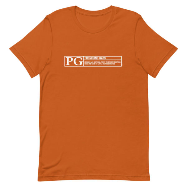 Rated PG for Promising Gays Tee (White Lines edition) - Image 2