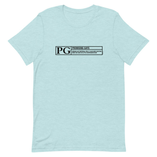 Rated PG for Promising Gays Tee - Image 4